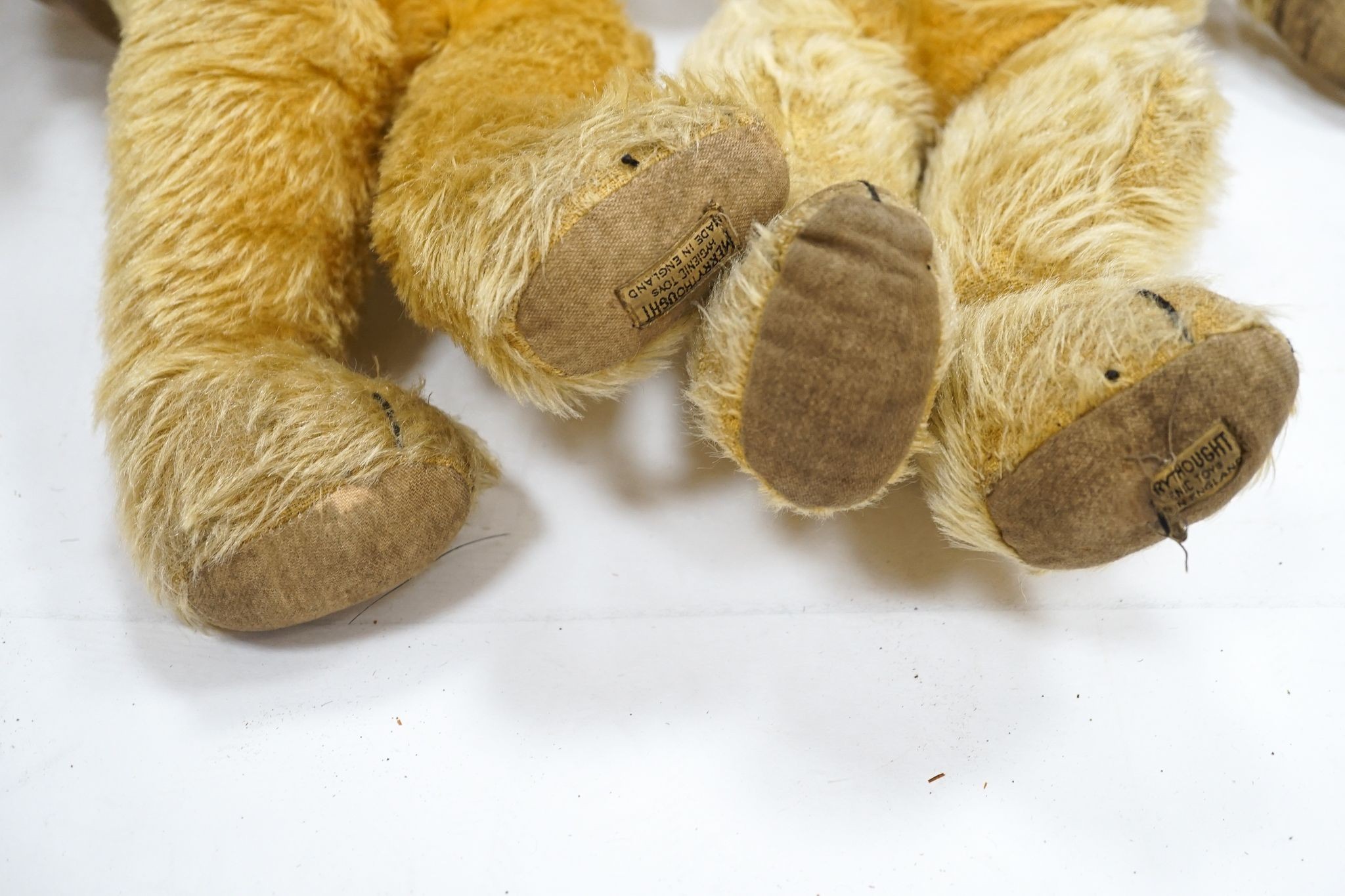 2 Merrythought teddy bears